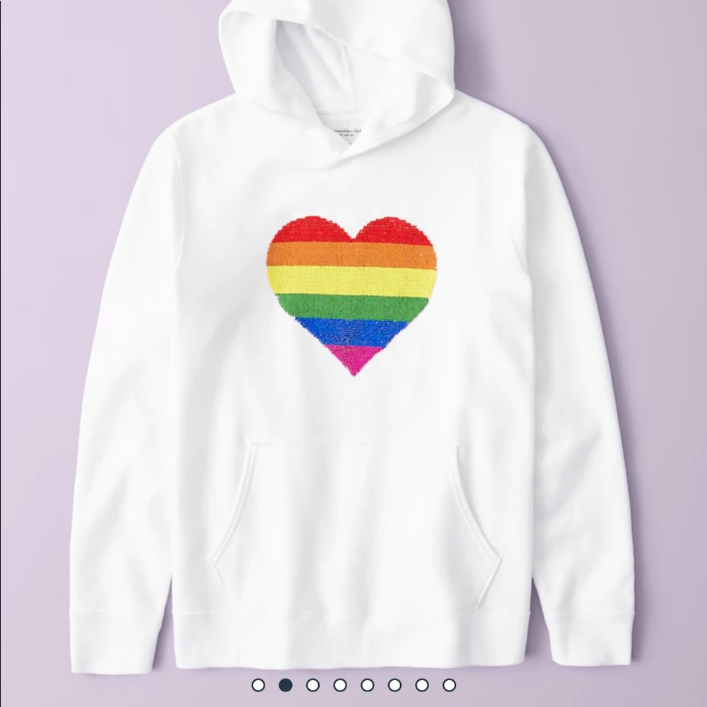 Abercrombie pride hoodie.  Brand New XXL Unisex
